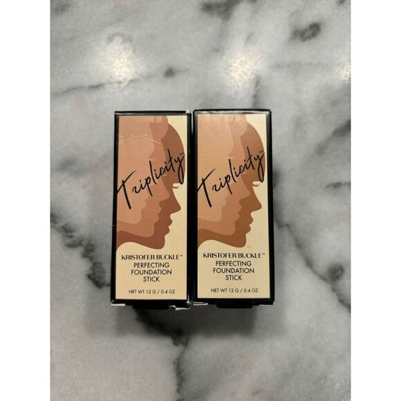 Kristofer Buckle Perfecting Foundation Stick in Fair Lot of 2 - Picture 1 of 3